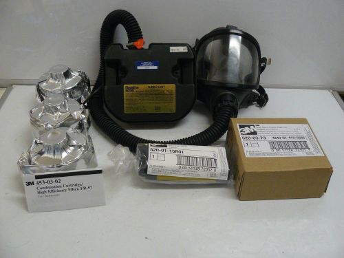 New 3m breathe easy papr powered air purifying respirator system for sale