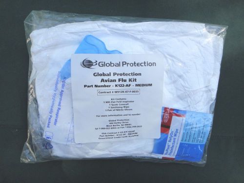 Us govt issue 4 kits bio-germ  qty 4 flu kits *military  essential* for sale