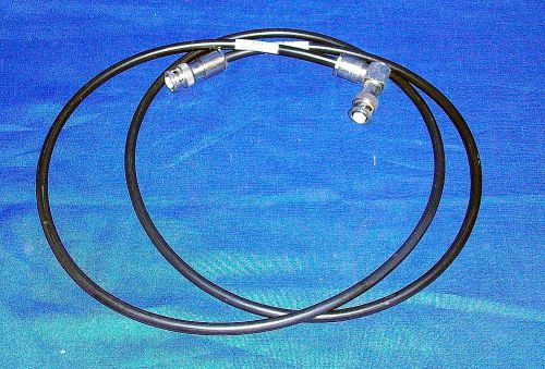 MHV Male to MHV Right Angle Male 55&#034; Coax Meter Cables Tested Good RG58