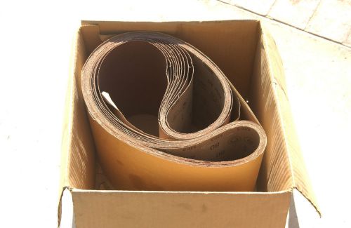 Belt sand paper cloth belts 10 x 70 1/2   brand 3m 80 grit =10 belts for sale