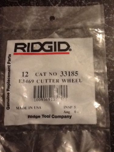 Ridgid Genuine Replacement Parts Cutter Wheel 12 CAT NO 33185 E3469
