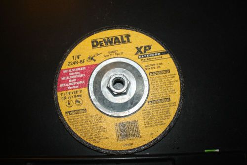 DeWalt 7&#034;x1/4&#034;x5/8&#034;-11 Metal/stainless grinding wheel 8 for $30.00