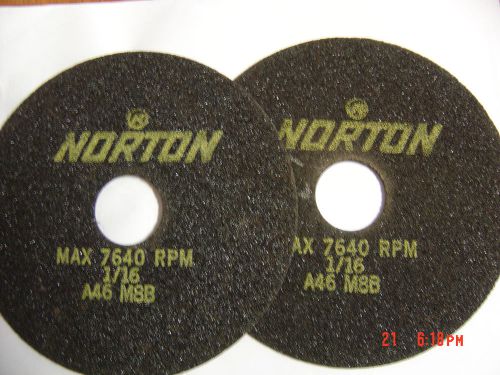 Norton 6&#034; X 1/16&#034; Cut Off Wheels, A46 M8B
