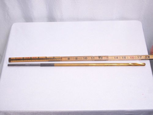 Sdr 6 flute chucking reamer lathe gunsmith 17 5/8&#034; oal extra long  m2 10mm nos for sale
