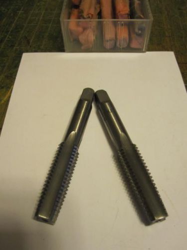 Two 9/16&#034;-12 h3 rh 4 flute hss machine hand taps for sale