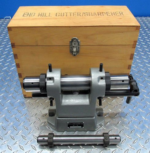 New precision end mill sharpener 235-001 fixture + bushings for sale