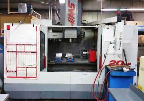 1998 haas vf-3 cnc vmc, wired for probe, full 4 axis, coolant thru, etc, etc. for sale