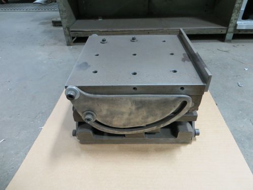 COMPOUND SINE PLATE 12 X 12 WITH 10 INCH BAR