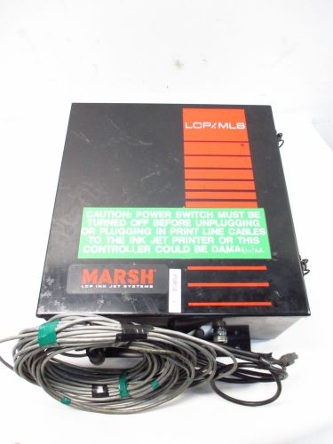 Marsh ijcml13449 lcp/ml8 ink jet printing system 120v-ac d430693 for sale