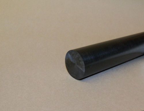 Delrin/acetal rod black 3/4&#034; diameter 6&#034; long for sale