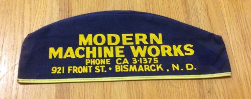 Vintage Welding Cap- Modern Machine Works- Bismarck ND