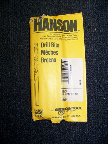 Hanson 7/16&#034; X 16&#034; HSS Drill Bit # 66628 176 pcs. New