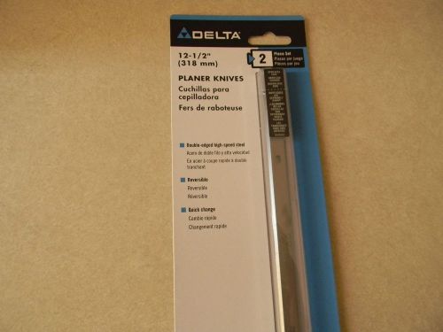 Delta 12-1/2&#034; portable planer knives, 22-562, fits other mach. also, see list