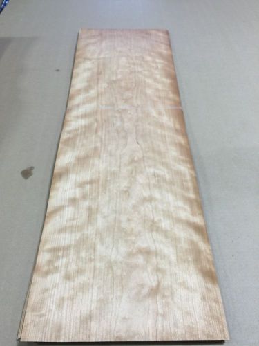 Wood Veneer Ropey Cherry 12x40 22pcs total Raw Veneer  &#034;EXOTIC&#034;  CH3 12-15