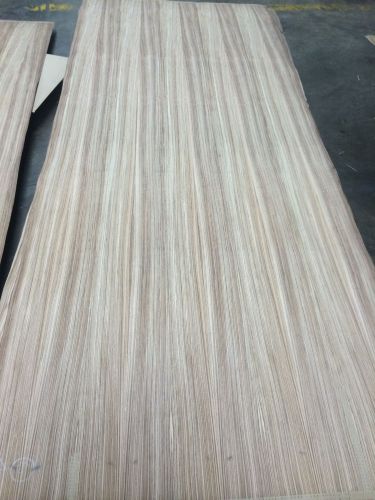 Wood Veneer Zebrawood 48x120 1pcs total 10mil paper backed &#034;EXOTIC&#034; 588.5