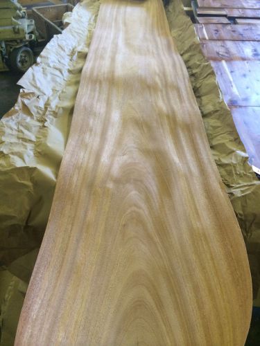 Wood Veneer Kiaat 20x100 1pcs total Raw Veneer  &#034;EXOTIC&#034; KI.S1 10-17