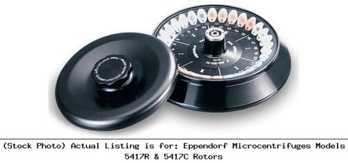 Eppendorf microcentrifuges models 5417r &amp; 5417c rotors: 22636006 for sale
