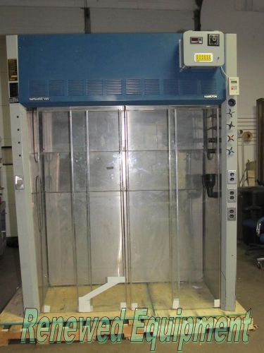 Hamilton safeaire vav restricted bypass floor-mounted fume hood for sale
