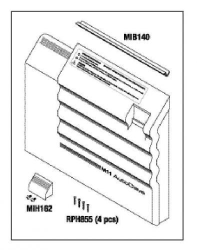 Ritter Midmark M11 Door Panel Kit, RPI Part #RPI #MIK195  OEM Part #002-0506-00