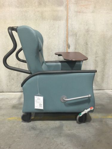 Nemschoff serenity ii reclining treatment chair with side table for sale