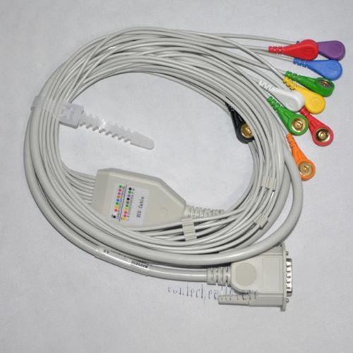 ECG Cable TYPE A ECG EKG Cable one twelve lead wire Electrocardiograph ECG lead