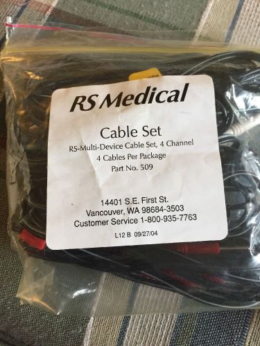RS Medical Cable Set And Self Adhering Pads