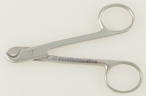 2 White Toenail Scissors Veterinary Instruments