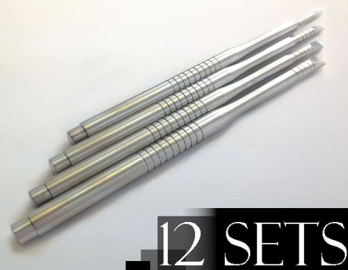 12 Sets of 4 Ridge Splitting Chisels Dental Veterinary Instruments