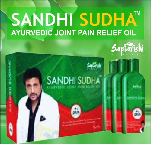 Saptarishi sandhi sudha plus joint pain relief oil 100% original 3 bottles pack for sale