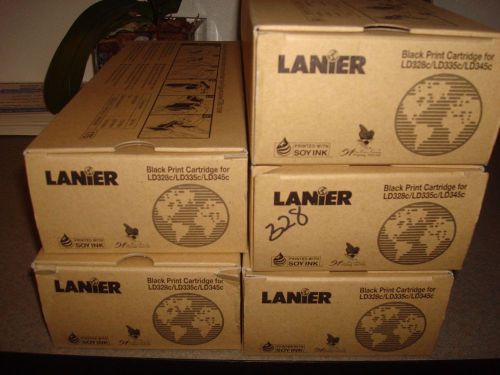 Lanier Type R1 Black Print Cartridge. New OEM lot of 5, 888364