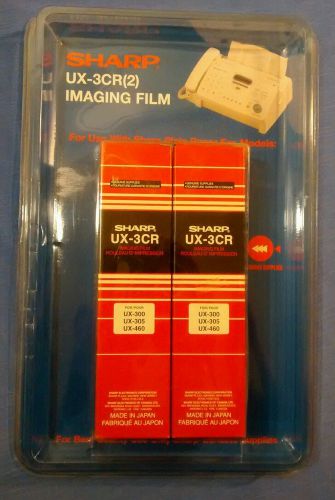 2 New Sharp UX-3CR Imaging Film For Plain Paper Fax UX models Item# 271000