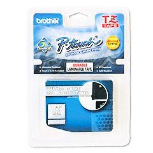Brother TZE135 TZe135 0.47&#034; White On Clear Tape for P-Touch (26.2)