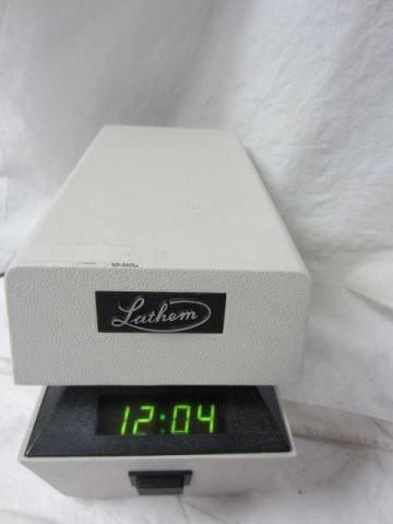 Lathem Time LT Series Time &amp; Date Electric Stamp - LTTC