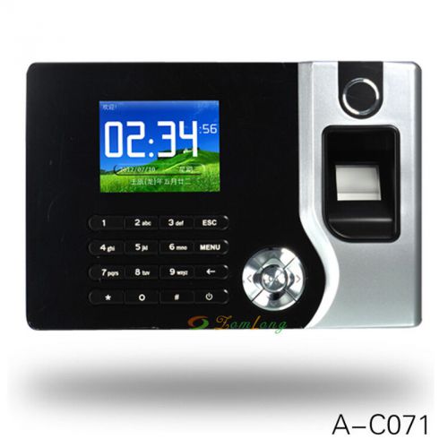 Color screen 2.8&#034; fingerprint attendance time clock + id card reader+tcp/ip+usb for sale