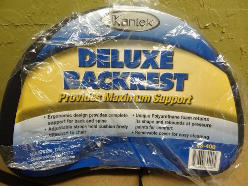 Kantek deluxe backrest support ls400 adustable buckle straps ergonomic for sale