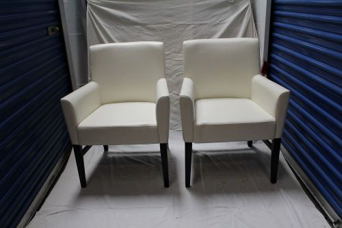 White arm chair (Pair)