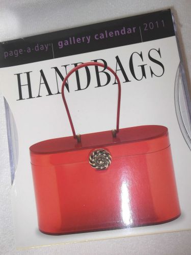 2011   HANDBAGS Handbag Collectible GALLERY CALENDAR PAGE-A-DAY 313 PHOTOS