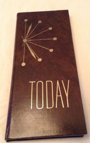 Vintage 1950&#039;s - 1960&#039;s Starburst Atomic Day Planner Notebook Never Used Retro