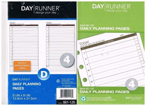 Day Runner®Today Daily Undated Calendar Pages 5 1/2&#034; x 8 1/2&#034; #061-120