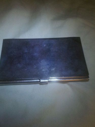 Business card silver case