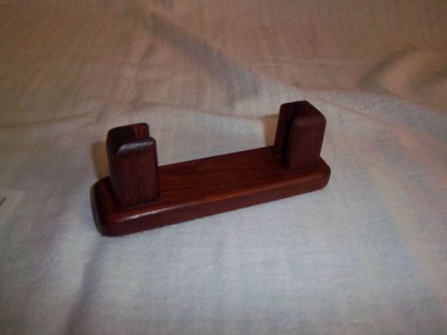 Solid Cherry Business Card Display Holder New