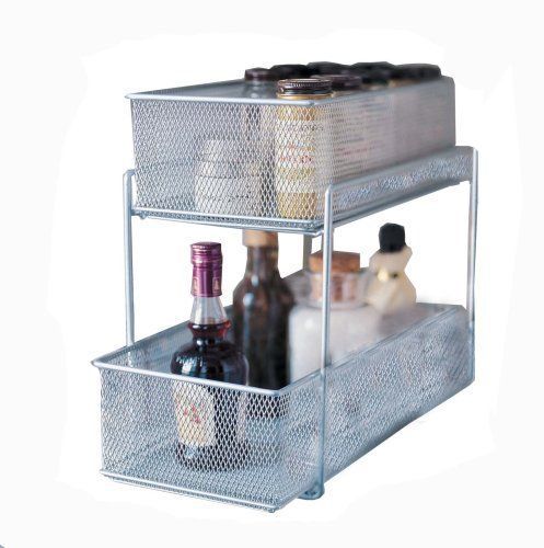 Design Ideas Cabinet Baskets Mesh Silver [Kitchen]