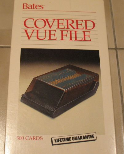 Covered Vue File Card File