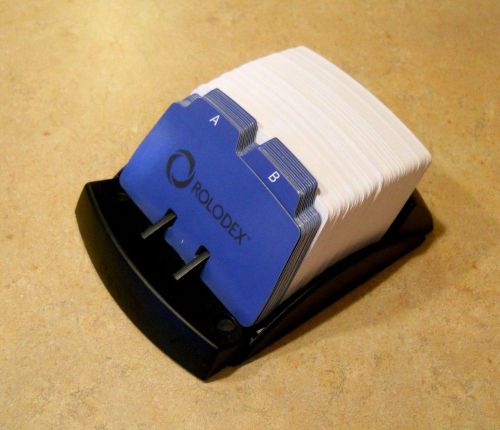 Rolodex R-470 Rubbermaid Address Contact Phone # Blank Cards A-Z Dividers Unused