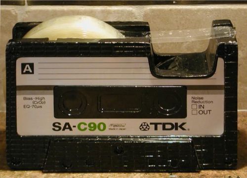 TDK ~ SA-C90 SCOTCH TAPE DISPENSER ~ EXTREMELY RARE! ~ TRY TO FIND ANOTHER ONE?!