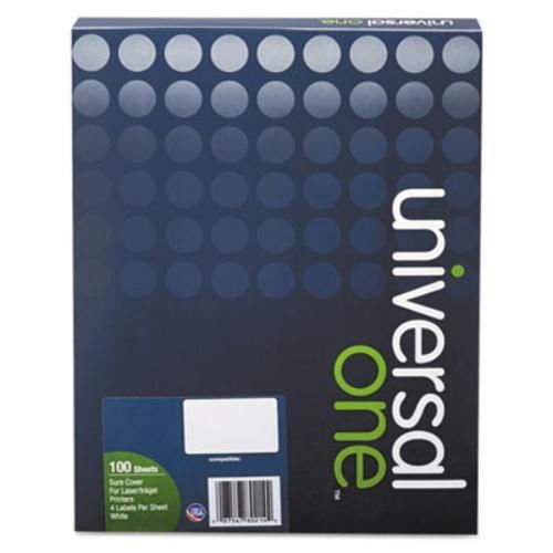 Universal Office Products 80217 Surecover Permanent Self Adhesive Labels, 3 1/2