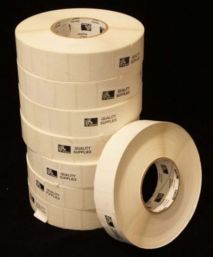 Lot of (8) genuine zebra 72280 roll of 5180 thermal labels 1-1/2w x 1l rolls for sale