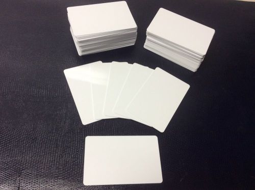 Lot of 500 NEW- CR80 30 Mil  Blank White PVC Credit Card ID PRINTER (E-2)