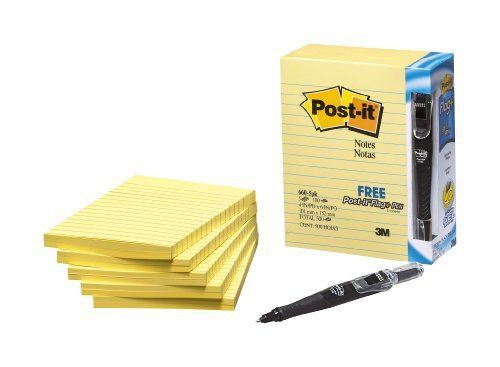 Post-it super sticky note - self-adhesive, repositionable - 4&#034; x 6&#034; - (6605pk) for sale