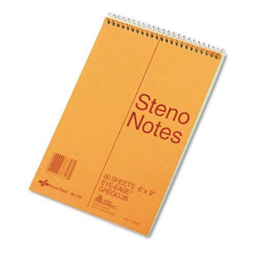 Rediform National Steno Notebook - 80 Sheet - 16 Lb - Gregg Ruled - (red36746)